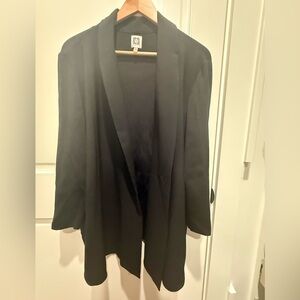 Elegant Black Women's Blazer Ann Klein